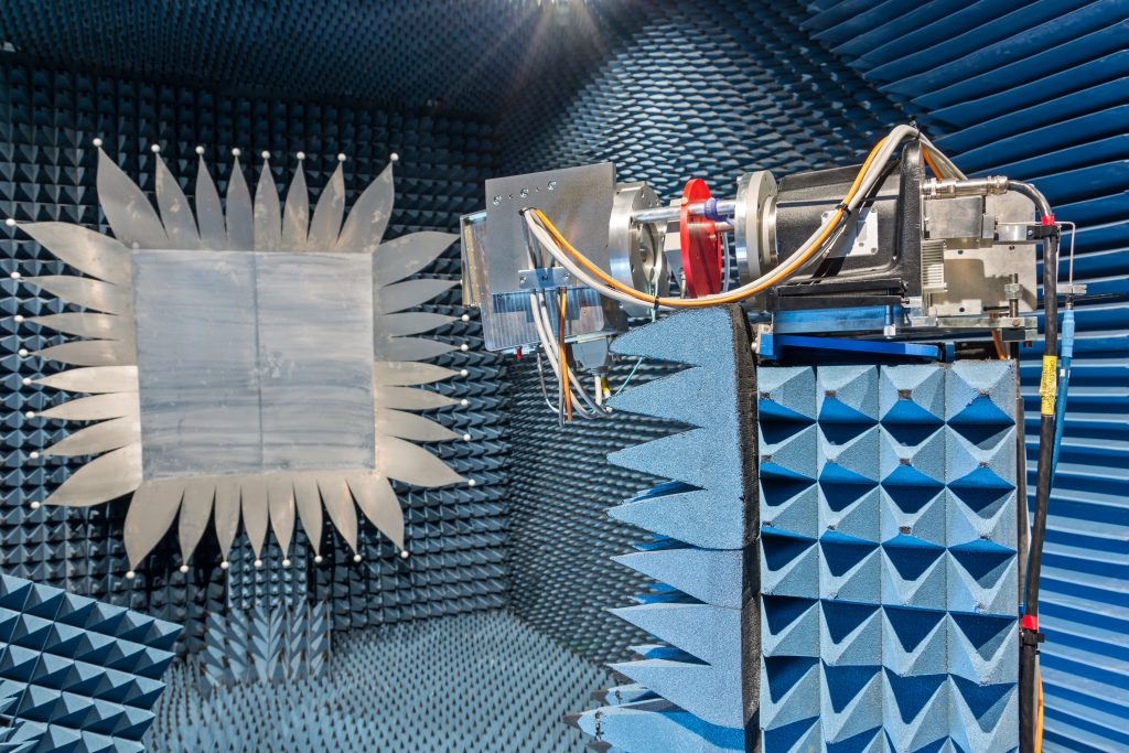Messaufbau RF-Systemtests GeReLEO-SMART EQM